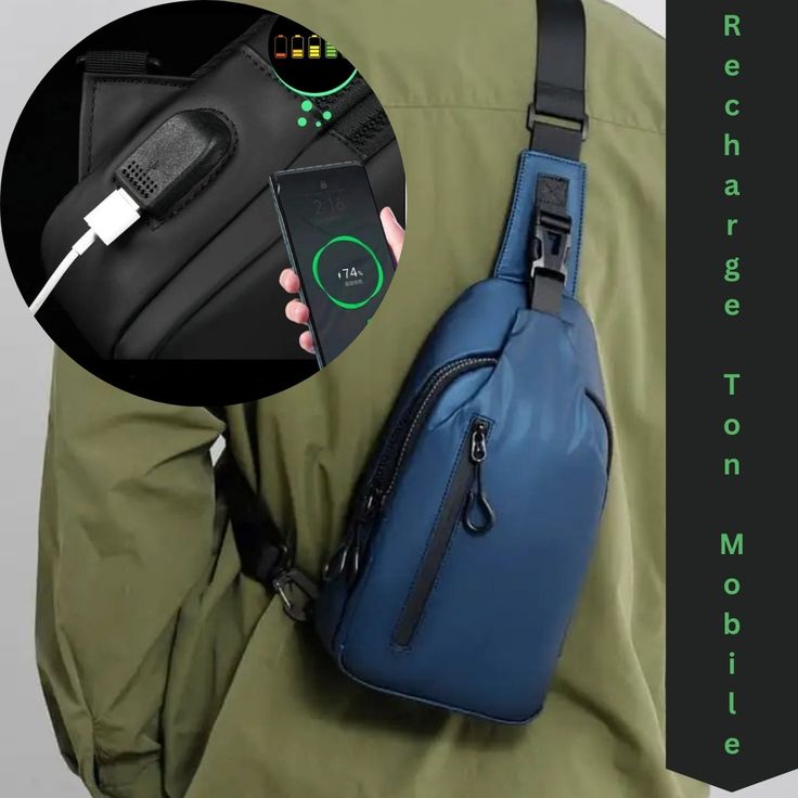 Sling Bag with USB Charging Port